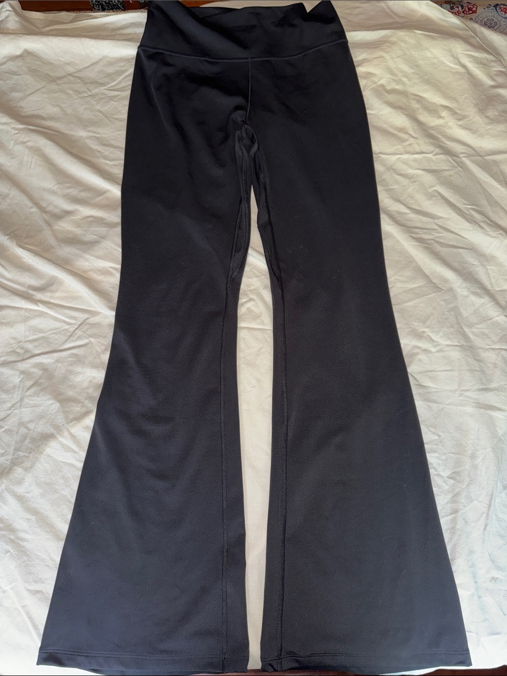 Adidas Black Flared Yoga Pants